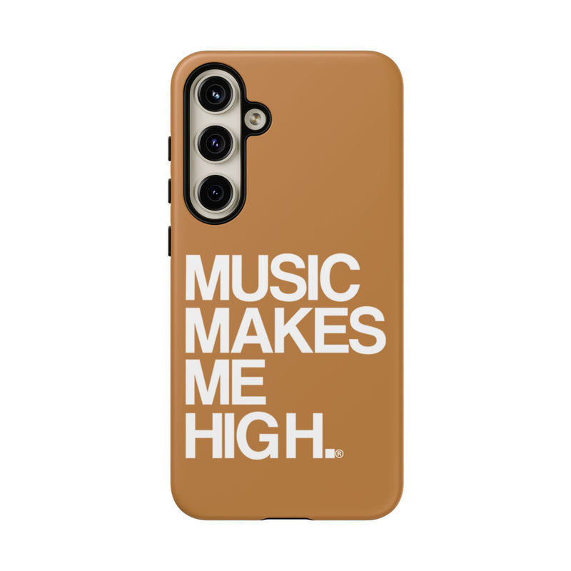 MMMH Classic Phone Case: Light Brown | White