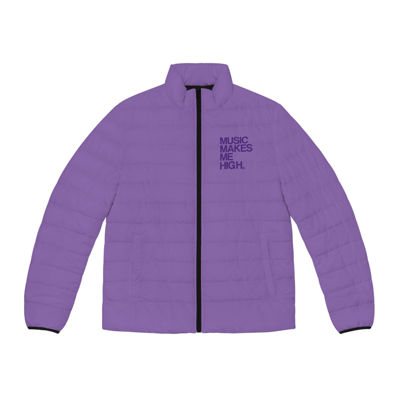 MMMH Men's Puffer Jacket: Light Purple | Purple