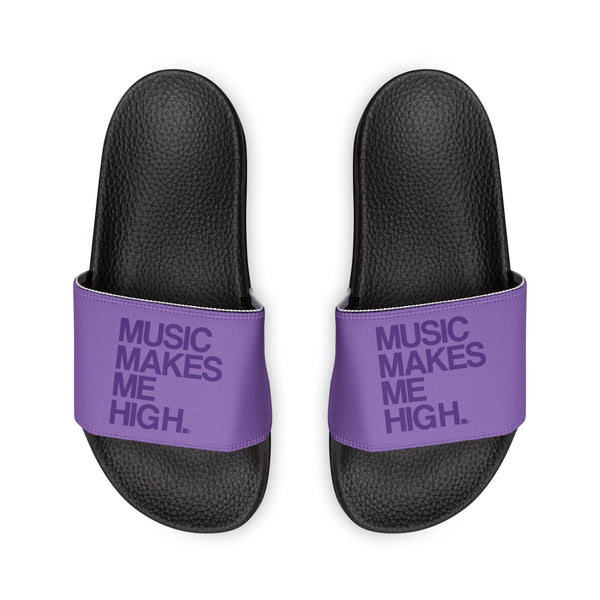 MMMH Unisex Sandals: Light Purple/Black | Purple