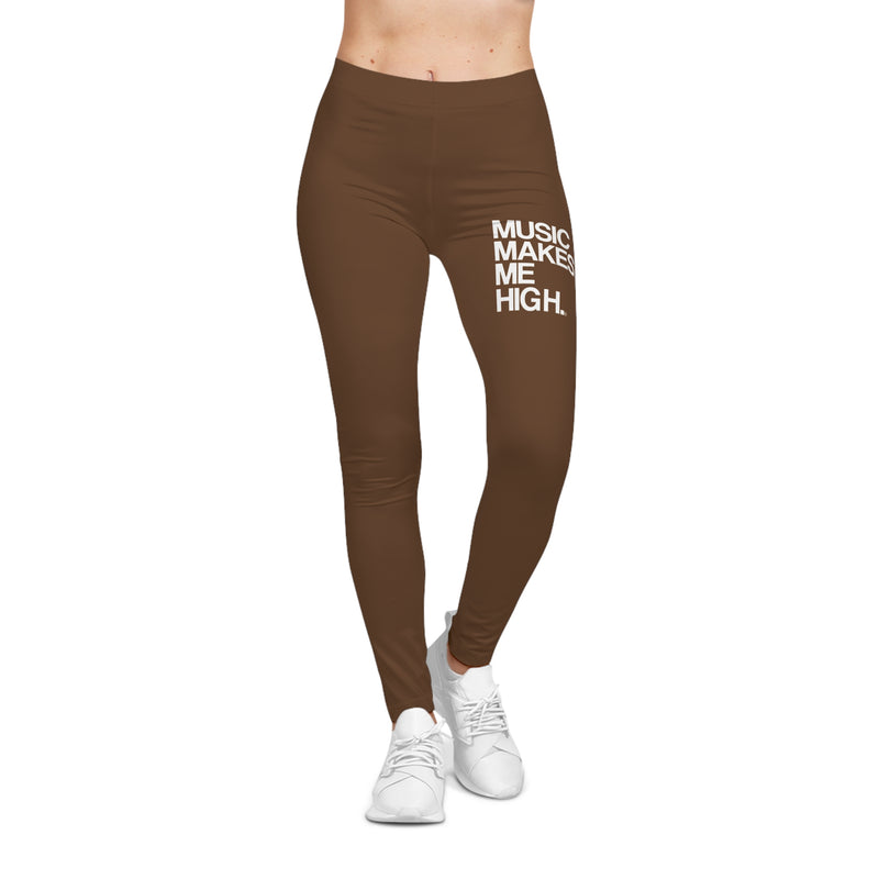 MMMH Leggings: Brown | White