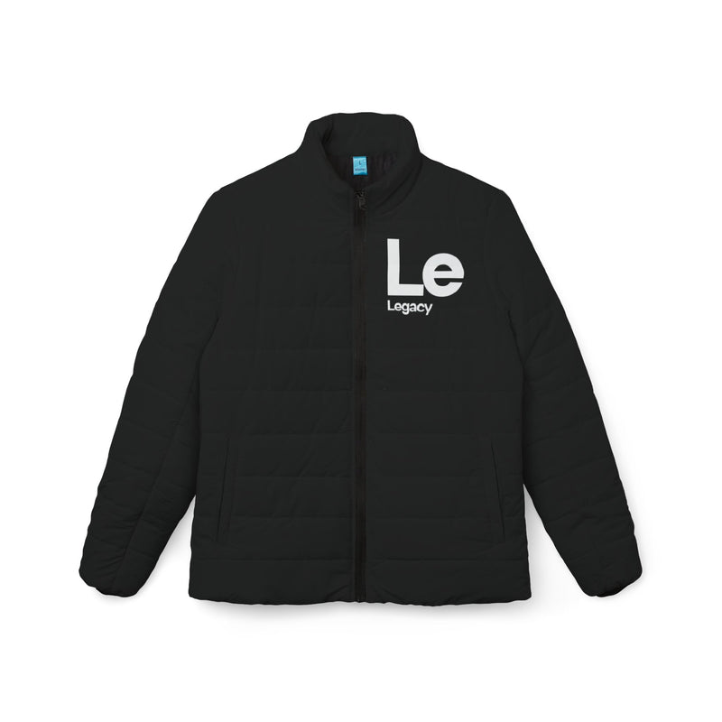 NOVL Women’s Puffer Jacket: Legacy Black | White