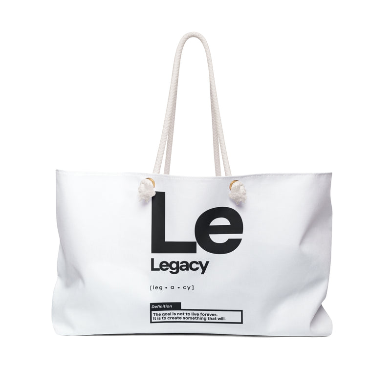 NOVL Weekender Bag (Rope Handle): Legacy White | Black