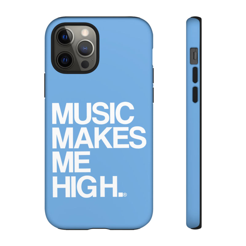 MMMH Classic Phone Case: Light Blue | White