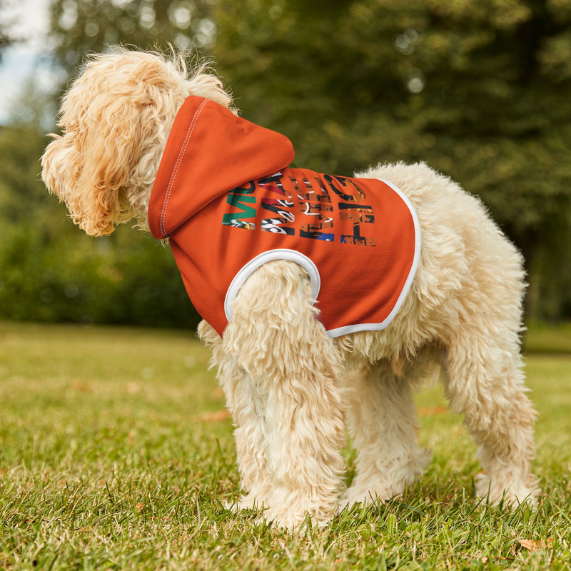 MMMH Pet Hoodie: Orange | Graffiti