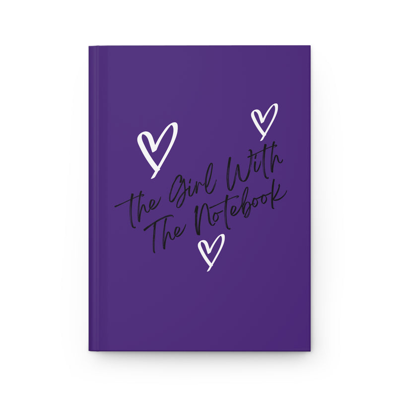 TGWTN Hardcover Journal: White/Black | Purple