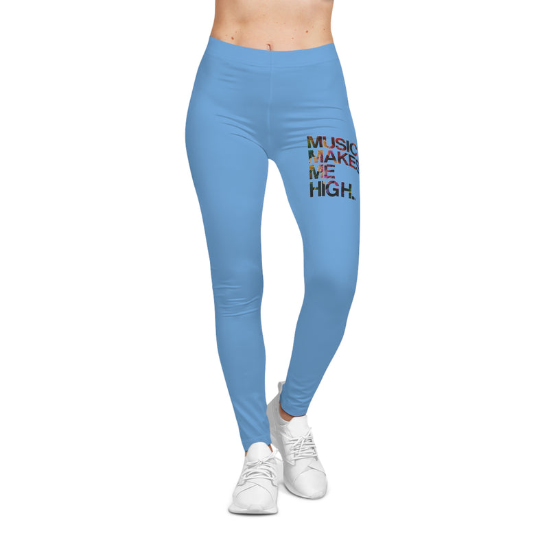 MMMH Leggings: Light Blue | Floral