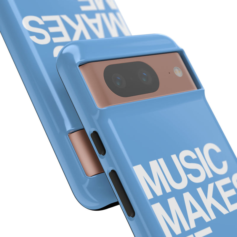 MMMH Classic Phone Case: Light Blue | White