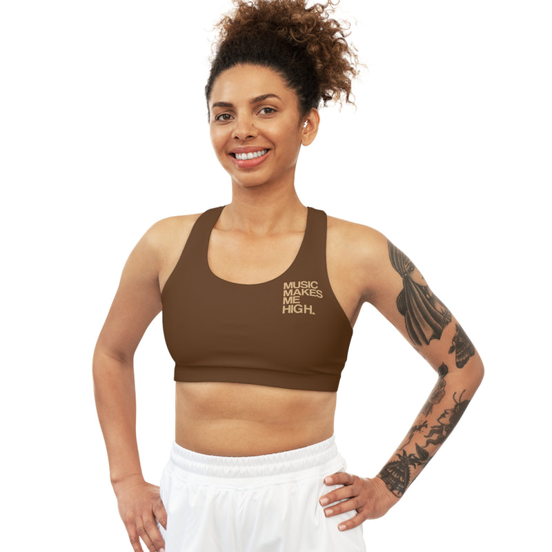 MMMH Sports Bra: Brown | Tan