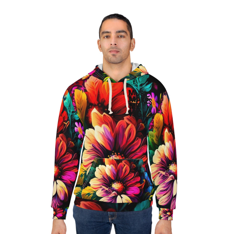 MMMH Unisex Hoodie: Floral | Black