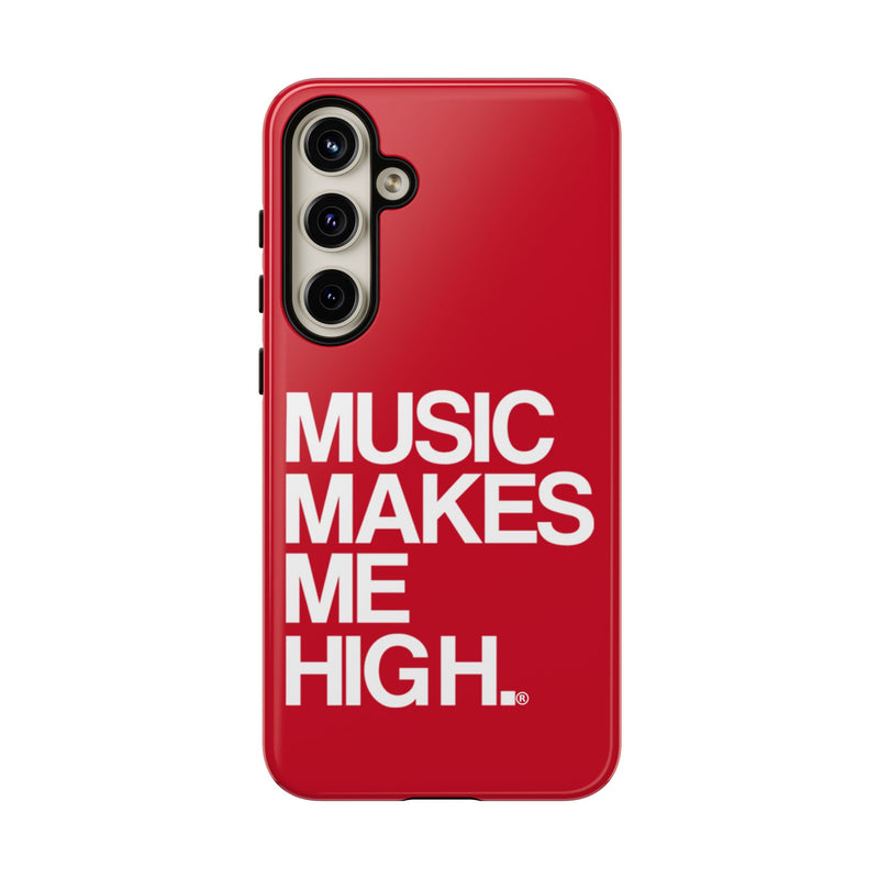 MMMH Classic Phone Case: Dark Red | White