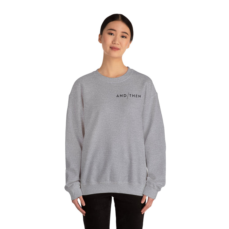 IJTT Unisex Sweatshirt: AT Slash Black | Grey