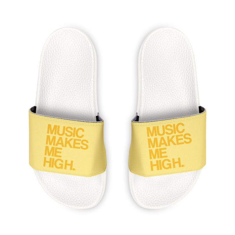 MMMH Unisex Sandals: Light Yellow/White | Yellow