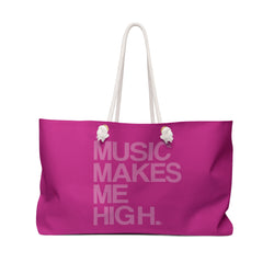 MMMH Weekender Bag (Rope Handle): Pink | Light Pink