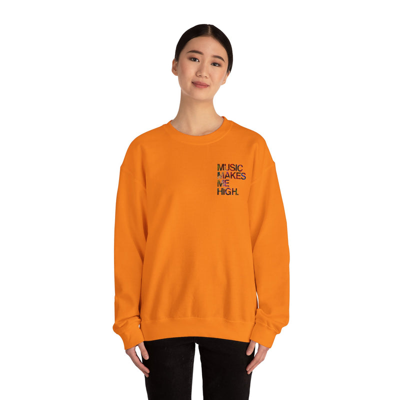 MMMH Unisex Sweatshirt: Safety Orange | Floral