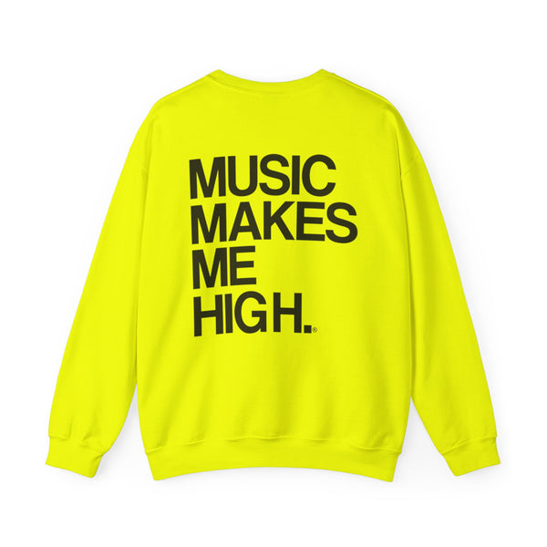 MMMH Unisex Sweatshirt: Safety Green | Black