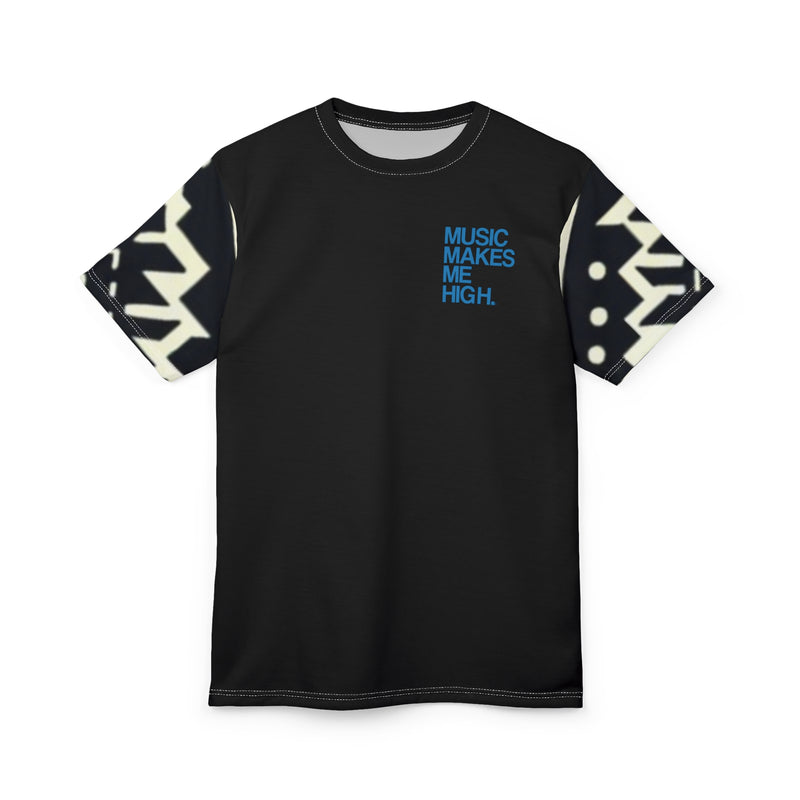 MMMH Unisex T-Shirt: Black Abstract/Black | Blue