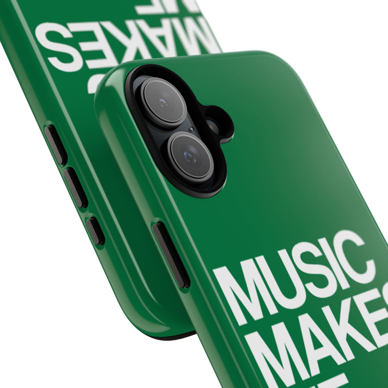 MMMH Classic Phone Case: Dark Green | White