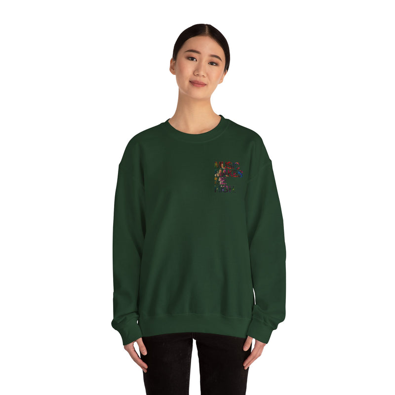 MMMH Unisex Sweatshirt: Forest Green | Floral