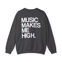 MMMH Unisex Sweatshirt: Dark Heather | White