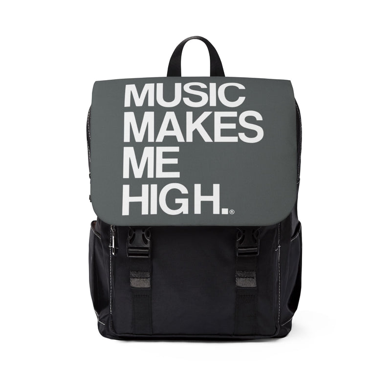 MMMH Backpack: Dark Grey | White