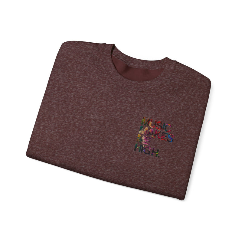 MMMH Unisex Sweatshirt: Heather Sport Dark Maroon | Floral