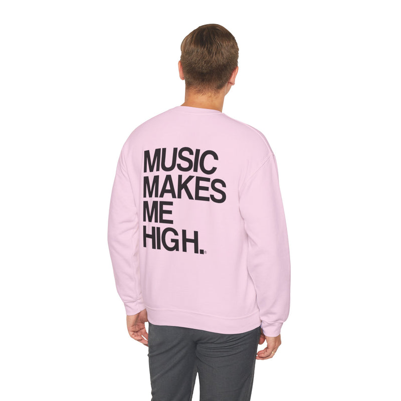 MMMH Unisex Sweatshirt: Light Pink | Black Lettering