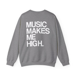 MMMH Unisex Sweatshirt: Graphite Heather | White