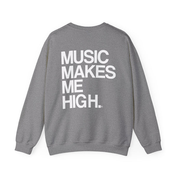 MMMH Unisex Sweatshirt: Graphite Heather | White Lettering