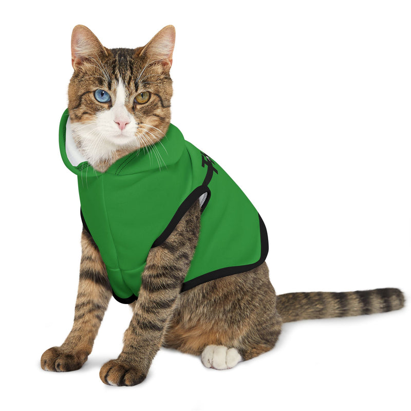 IJTT Pet Hoodie: AT Strike Black | Irish Green