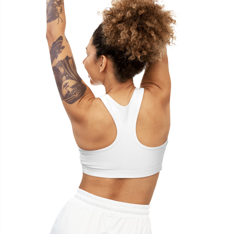 MMMH Sports Bra: White | Black