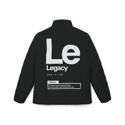 NOVL Women’s Puffer Jacket: Legacy Black | White