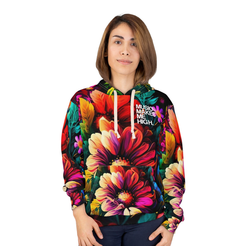 MMMH Unisex Hoodie: Floral | White