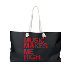 MMMH Weekender Bag (Rope Handle): Black | Red