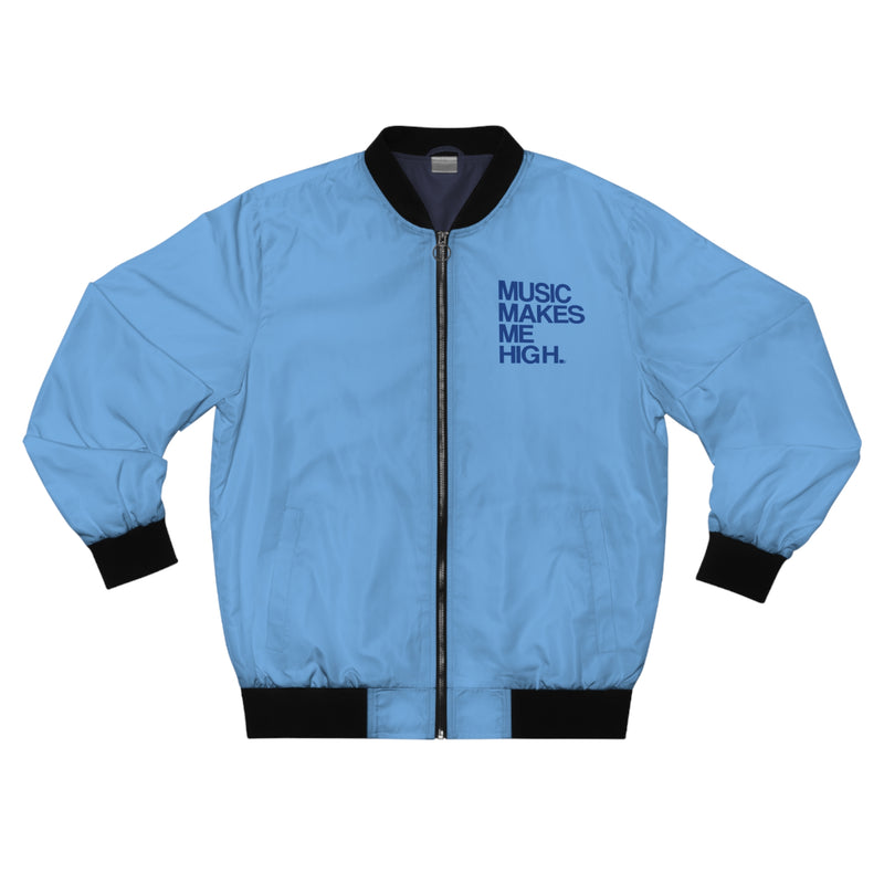 MMMH Unisex Bomber Jacket: Light Blue | Dark Blue