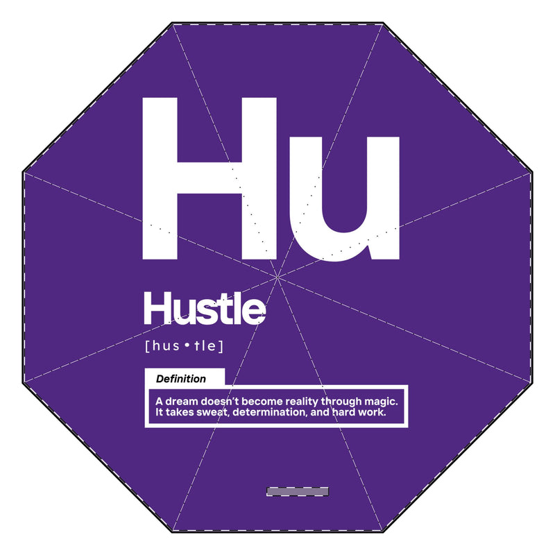 NOVL Umbrella: Hustle White | Purple