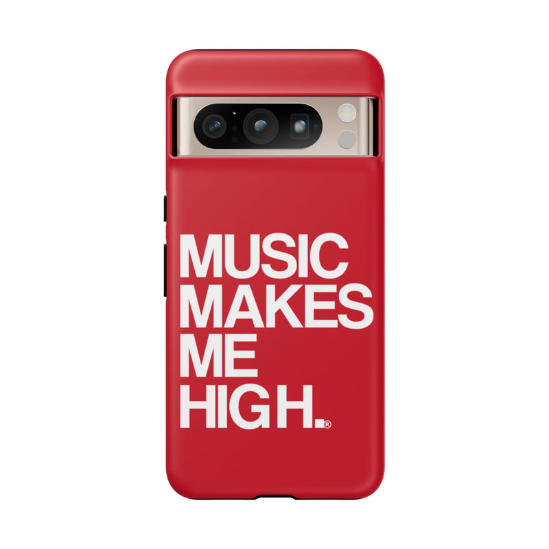 MMMH Classic Phone Case: Dark Red | White