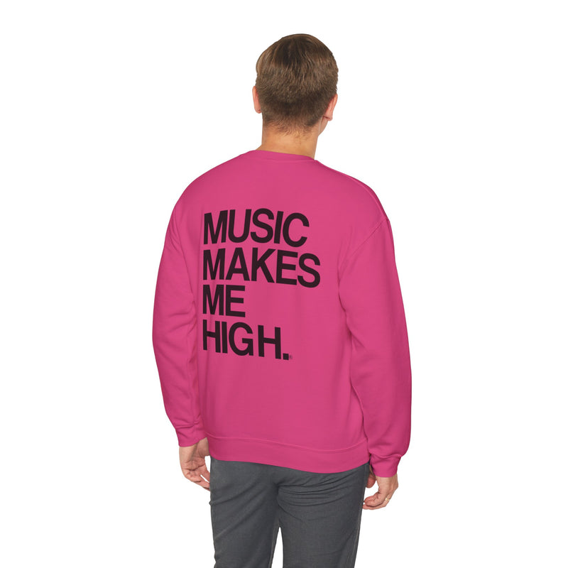 MMMH Unisex Sweatshirt: Heliconia | Black Lettering