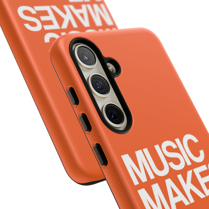 MMMH Classic Phone Case: Orange | White