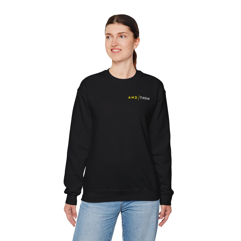 IJTT Unisex Sweatshirt: AT Slash Yellow/White | Black