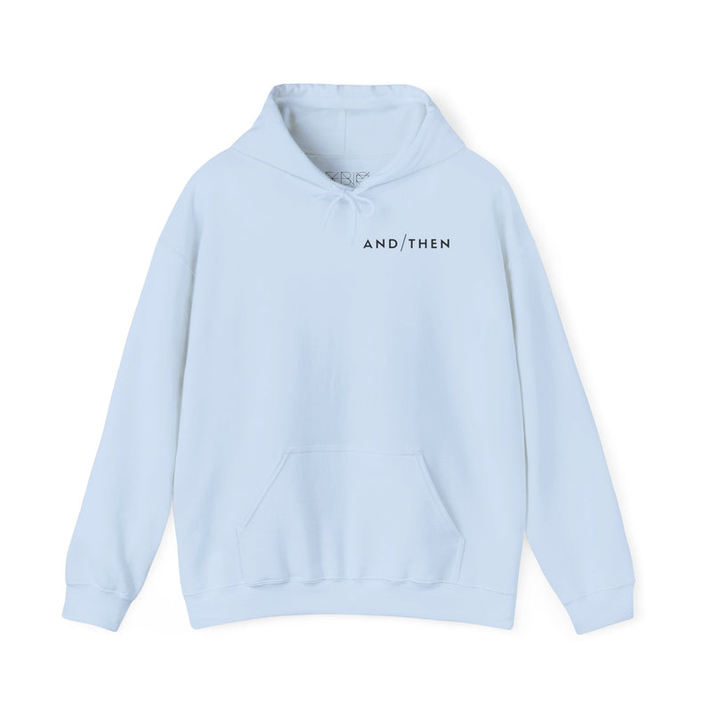 IJTT Unisex Hoodie: AT Slash Black | Light Blue