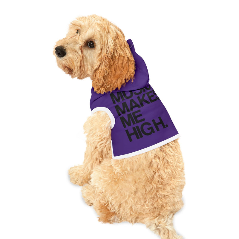 MMMH Pet Hoodie: Purple | Black