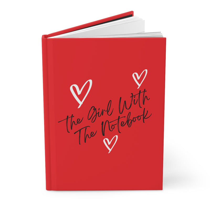 TGWTN Hardcover Journal: White/Black | Red