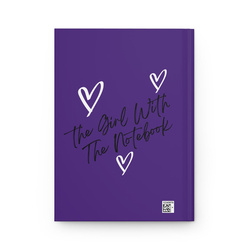 TGWTN Hardcover Journal: White/Black | Purple