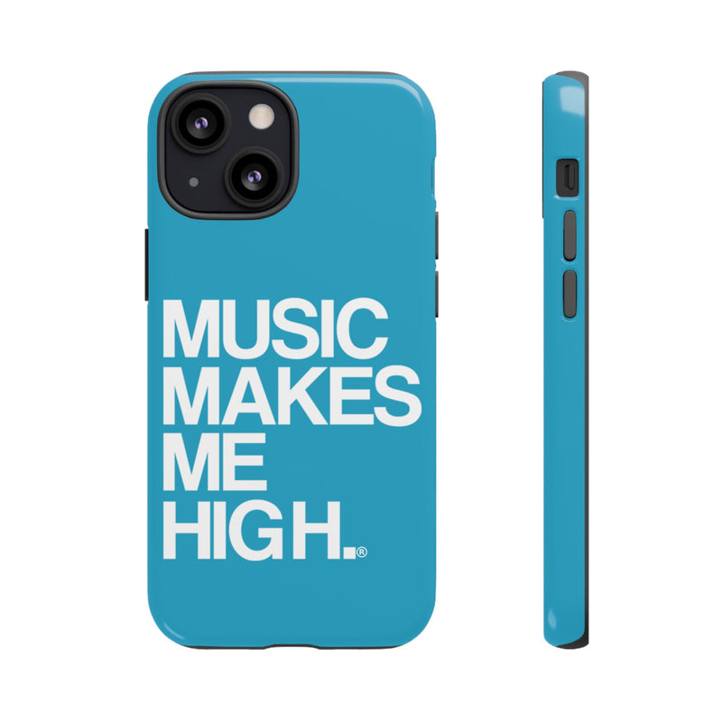 MMMH Classic Phone Case: Turquoise | White