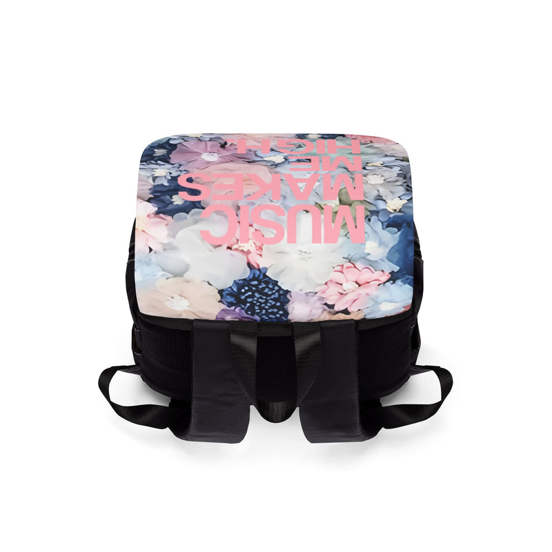 MMMH Backpack: Flowers | Light Pink