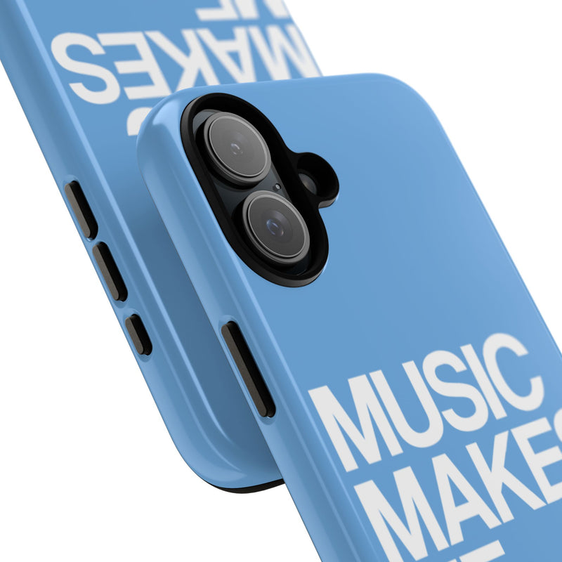 MMMH Classic Phone Case: Light Blue | White