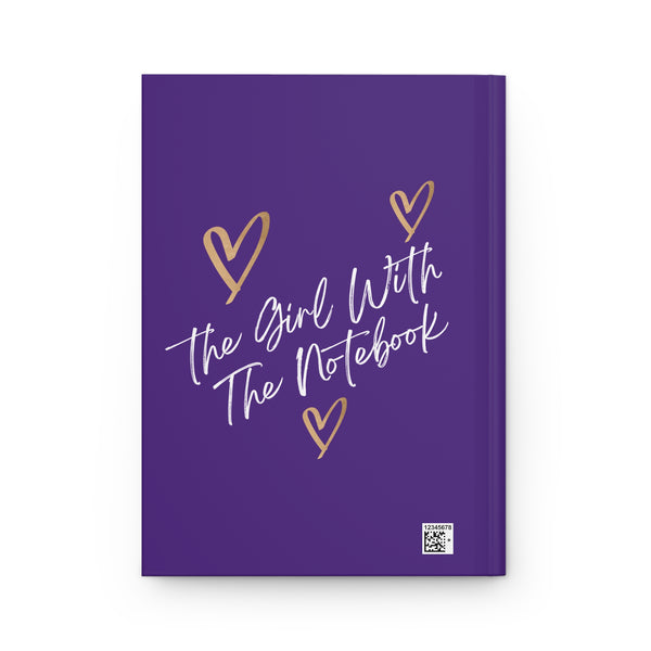 TGWTN Hardcover Journal: Brown/White | Purple