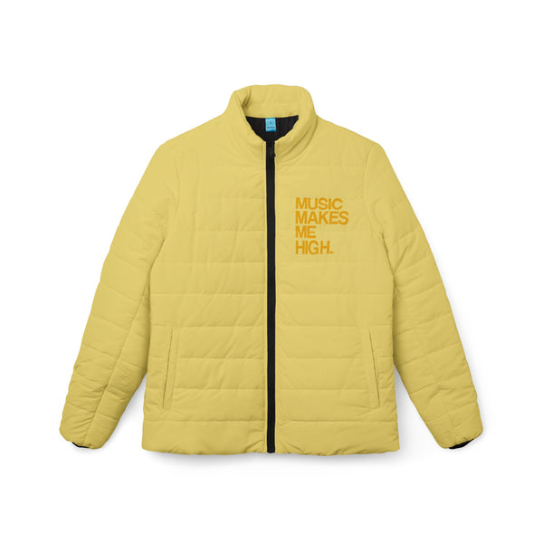 MMMH Women’s Puffer Jacket: Light Yellow | Yellow