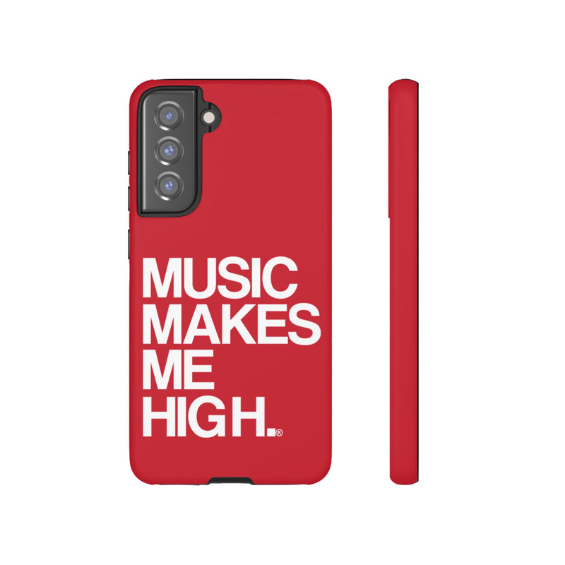 MMMH Classic Phone Case: Dark Red | White