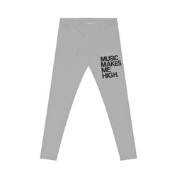 MMMH Leggings: Light Gray | Black